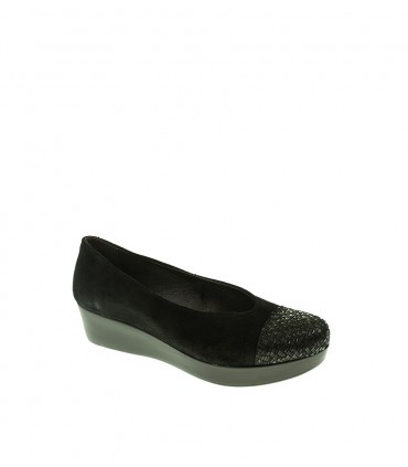 ZAPATO CUÑA LINCE NEGRO
