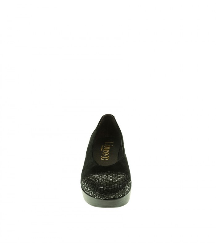 ZAPATO CUÑA LINCE NEGRO