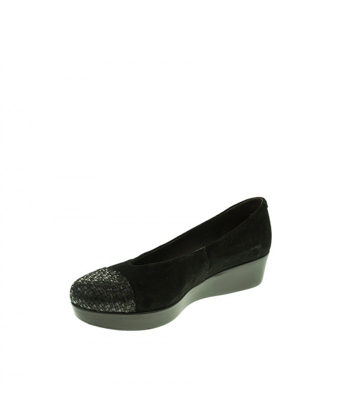 ZAPATO CUÑA LINCE NEGRO