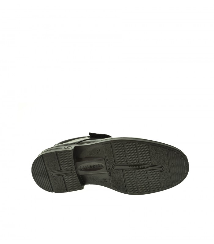 ZAPATOS SIN CORDONES HOMBRE LUISETTI NEGRO