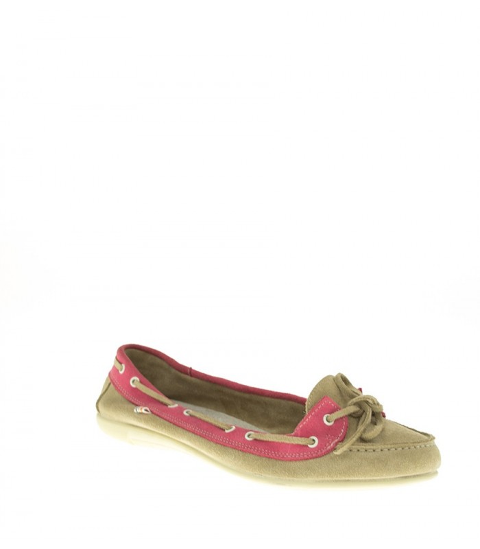 MOCASIN MUJER VIVANT BEIGE