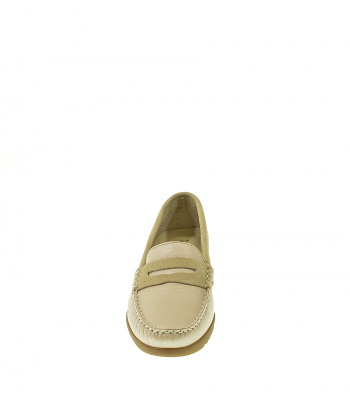 MOCASIN MUJER S@KUT BEIGE