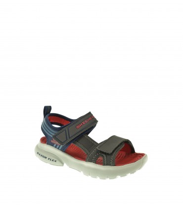 PLAYA PISC NIÑO SKECHERS GRIS