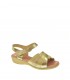 SANDALIA PLANA DUENDY PLATINO