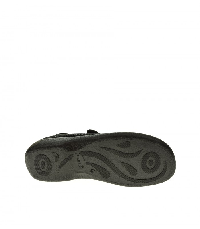 ZAPATILLAS CASA PARA MUJER GARZON NEGRO