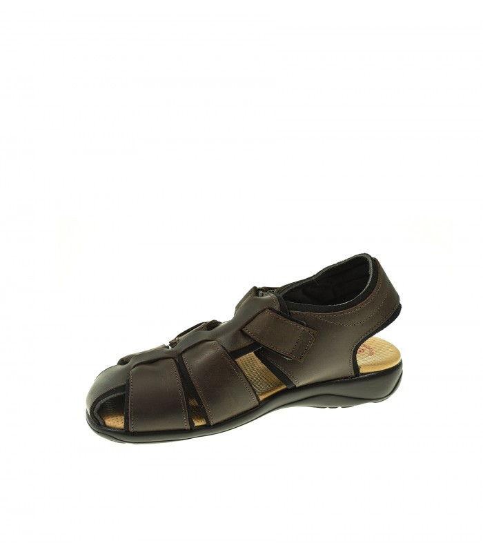 SANDALIA HOMBRE DUENDY MARRON