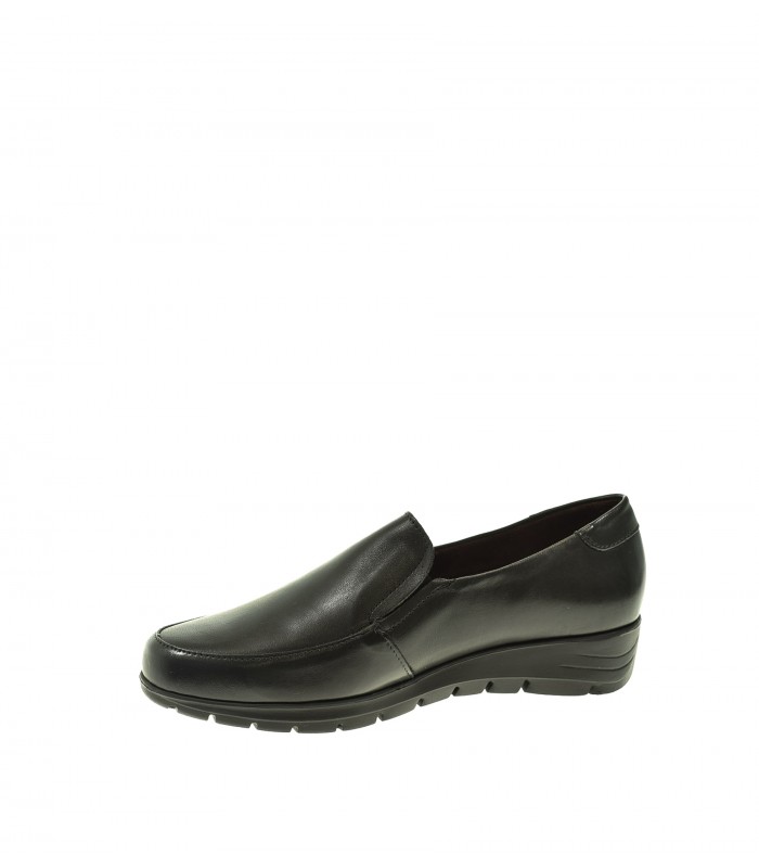 MOCASIN MUJER PITILLOS NEGRO