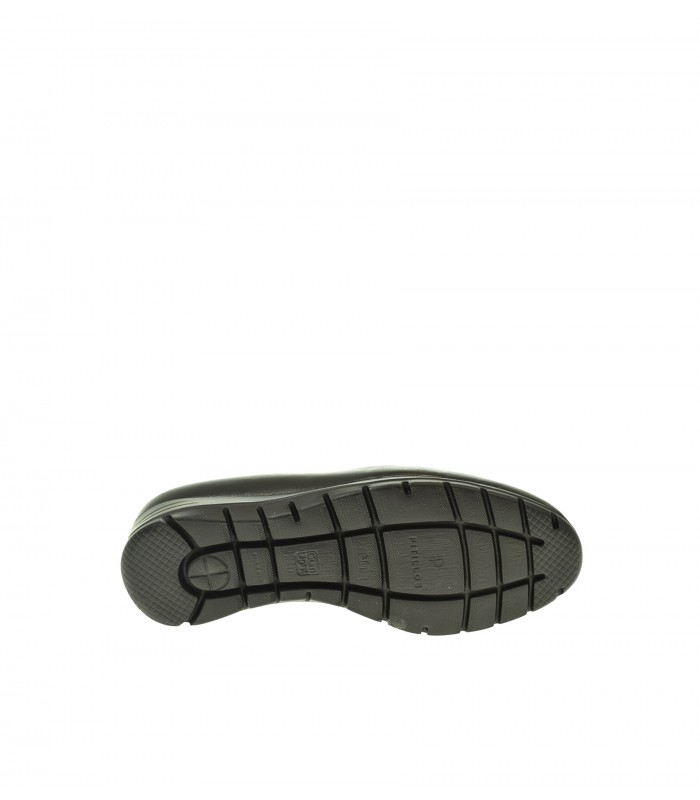 MOCASIN MUJER PITILLOS NEGRO