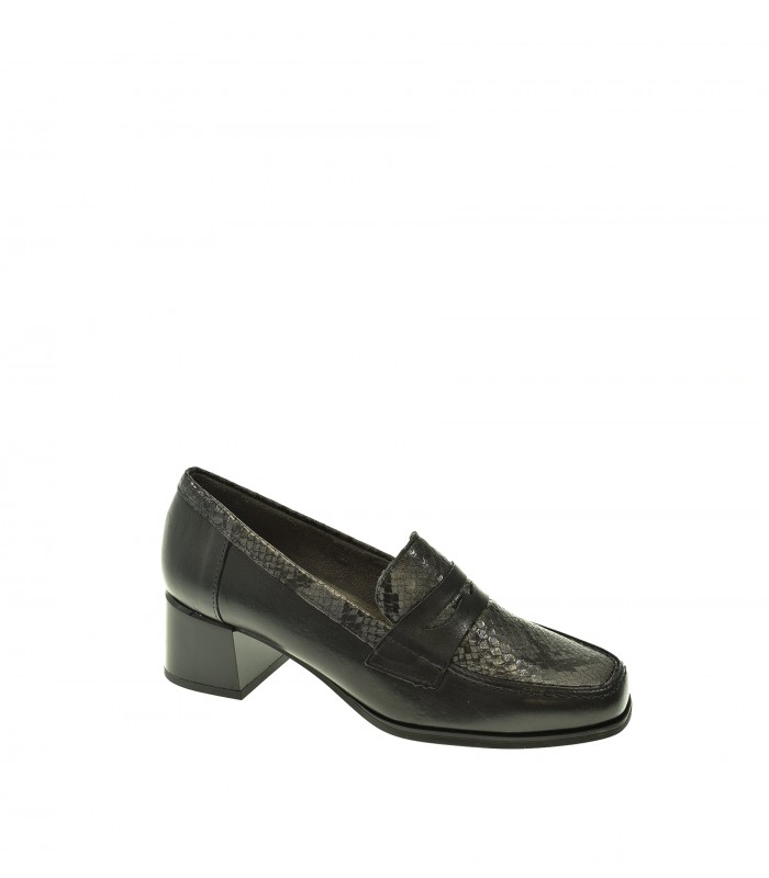 ZAPATO TACON PITILLOS NEGRO
