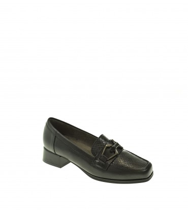 ZAPATO TACON PITILLOS NEGRO