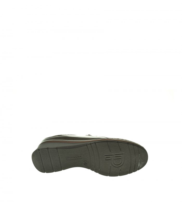 ZAPATO CUÑA PITILLOS MARRON