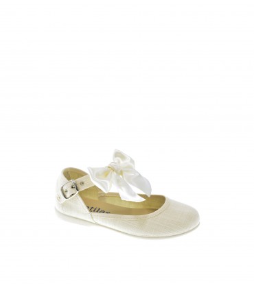 MANOLETINA NIÑA BATILAS BEIGE