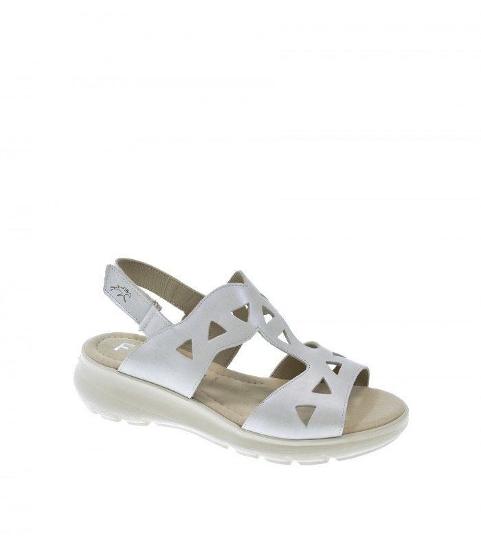 SANDALIA PLANA FLUCHOS BLANCO