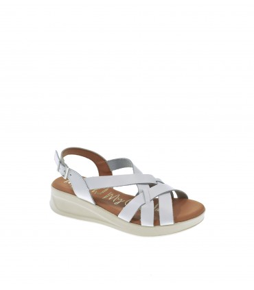 SANDALIA PLANA OH! MY SANDALS BLANCO