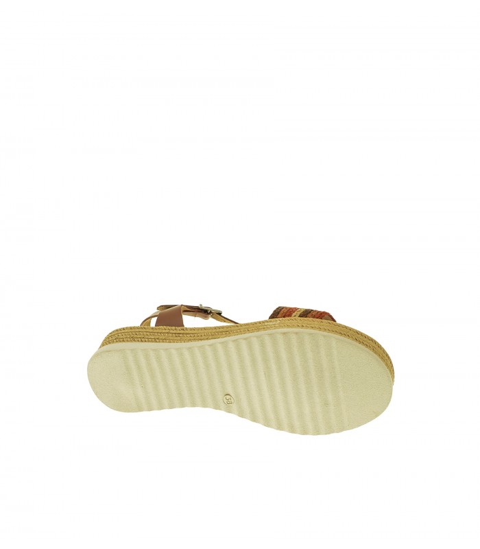 SANDALIA PLANA OH! MY SANDALS MARRON