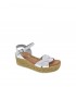 SANDALIA CUÑA OH! MY SANDALS BLANCO
