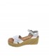 SANDALIA CUÑA OH! MY SANDALS BLANCO
