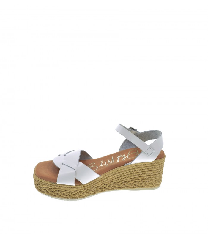 SANDALIA CUÑA OH! MY SANDALS BLANCO