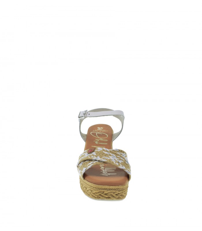 SANDALIA CUÑA OH! MY SANDALS BLANCO