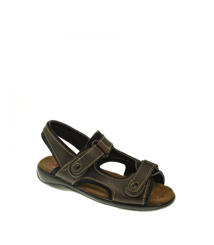SANDALIA HOMBRE DUENDY MARRON