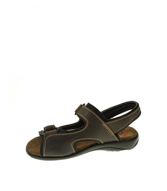 SANDALIA HOMBRE DUENDY MARRON