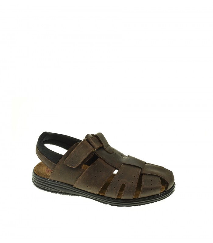 SANDALIA HOMBRE DUENDY MARRON