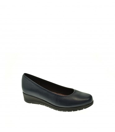 ZAPATO CUÑA DUENDY MARINO