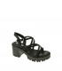 SANDALIA TACON MTNG NEGRO