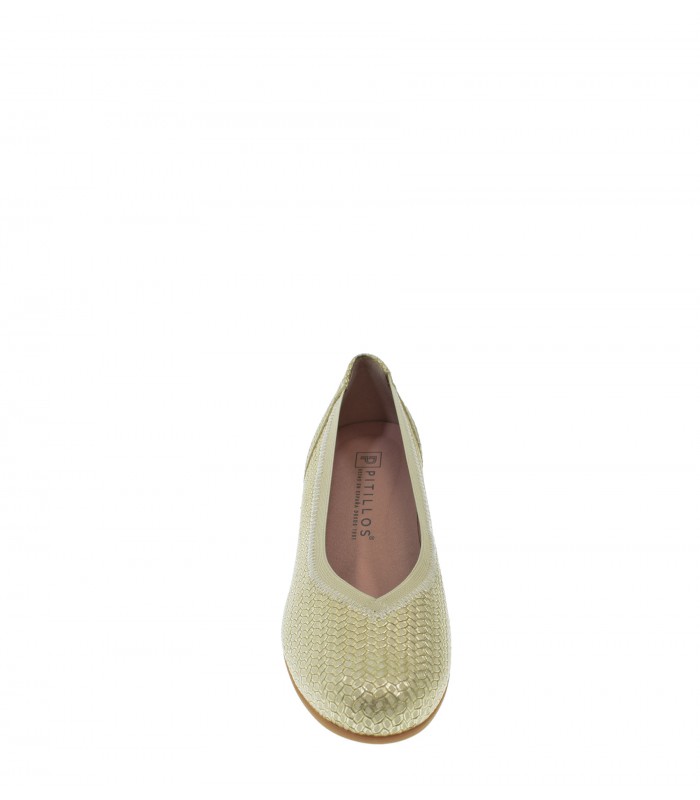 ZAPATO TACON PITILLOS ORO